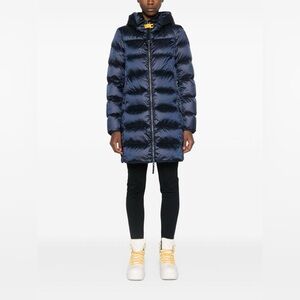SOLD - NWT Parajumpers Marion Water Repellent Navy Blue Down Puffer Coat XS